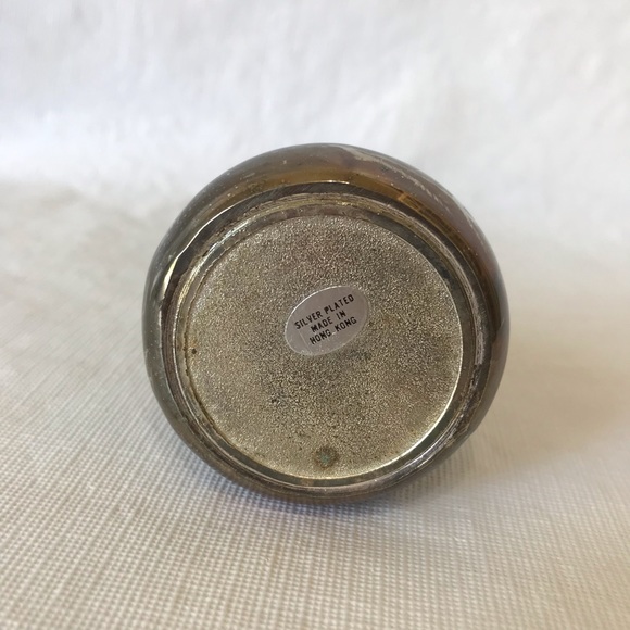 Silver Plated Mid Century Modern Bud Vase - Picture 4 of 8